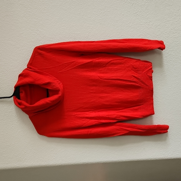 Sweaters - Red turtle cowl neck sweater